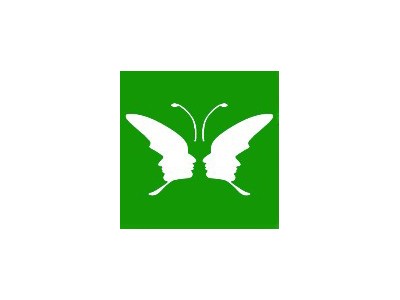 绿蝴蝶图形